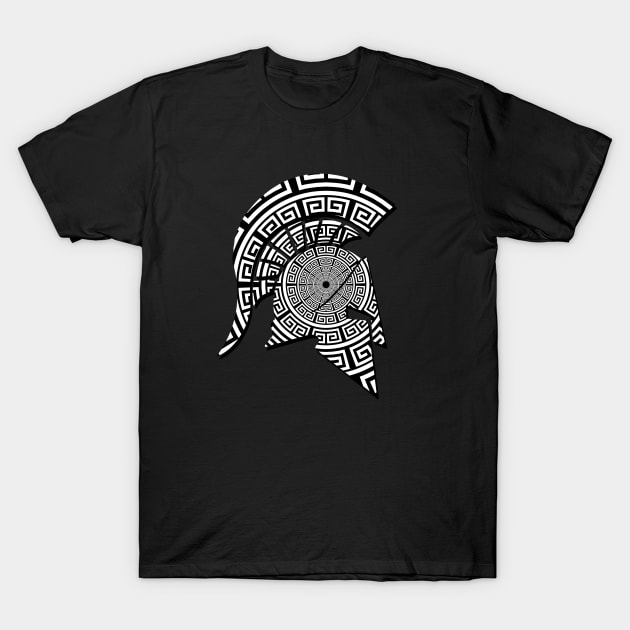 Ancient Greek Helmet T-Shirt by Scar
